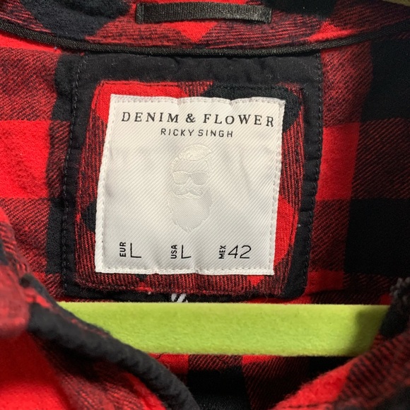 Flannel Red and Black - Picture 2 of 3